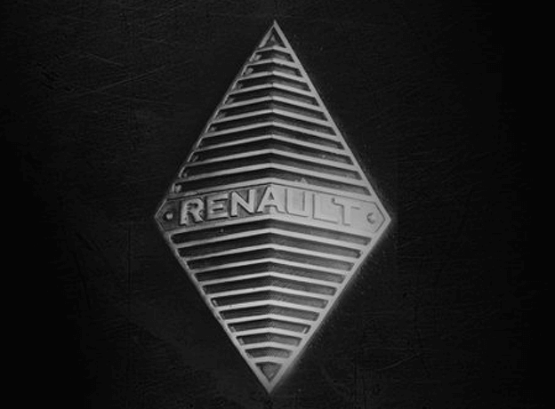 Rediseño del logo de Renault con la forma de diamante