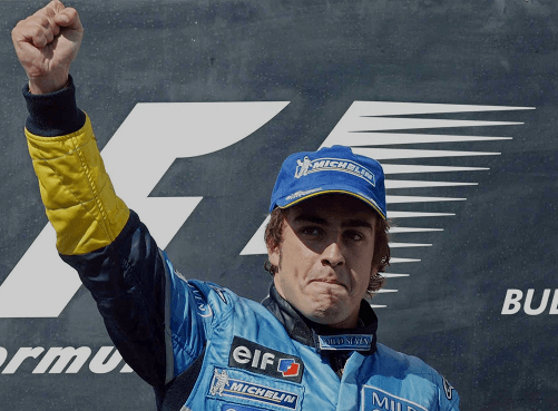 Fernando Alonso Campeón de mundial de Fórmula 1 con la escuderia Renault año 2006