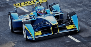 Coche de Fórmula E de la escudería Renault